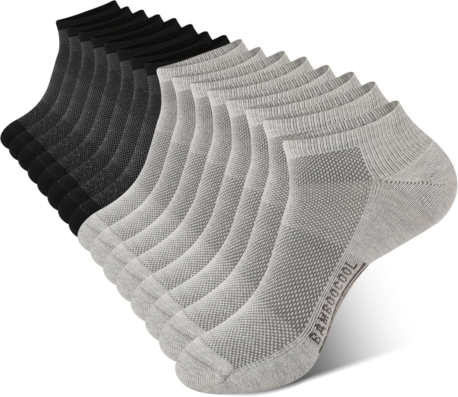 Bamboo Cool Men's Athletic Ankle Socks for Comfort and Support
