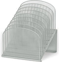 Onyx 8-Tiered Desk Organizer Vertical File Organizer - Durable