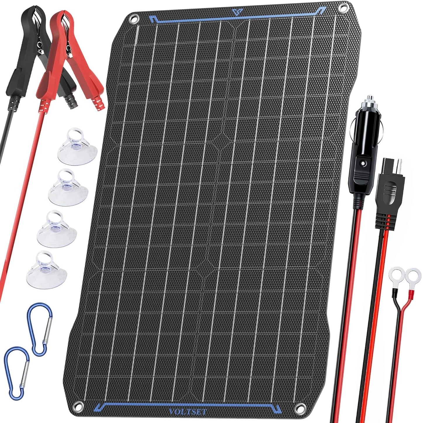 30W 12V Solar Panel Kit for Efficient Battery Charging