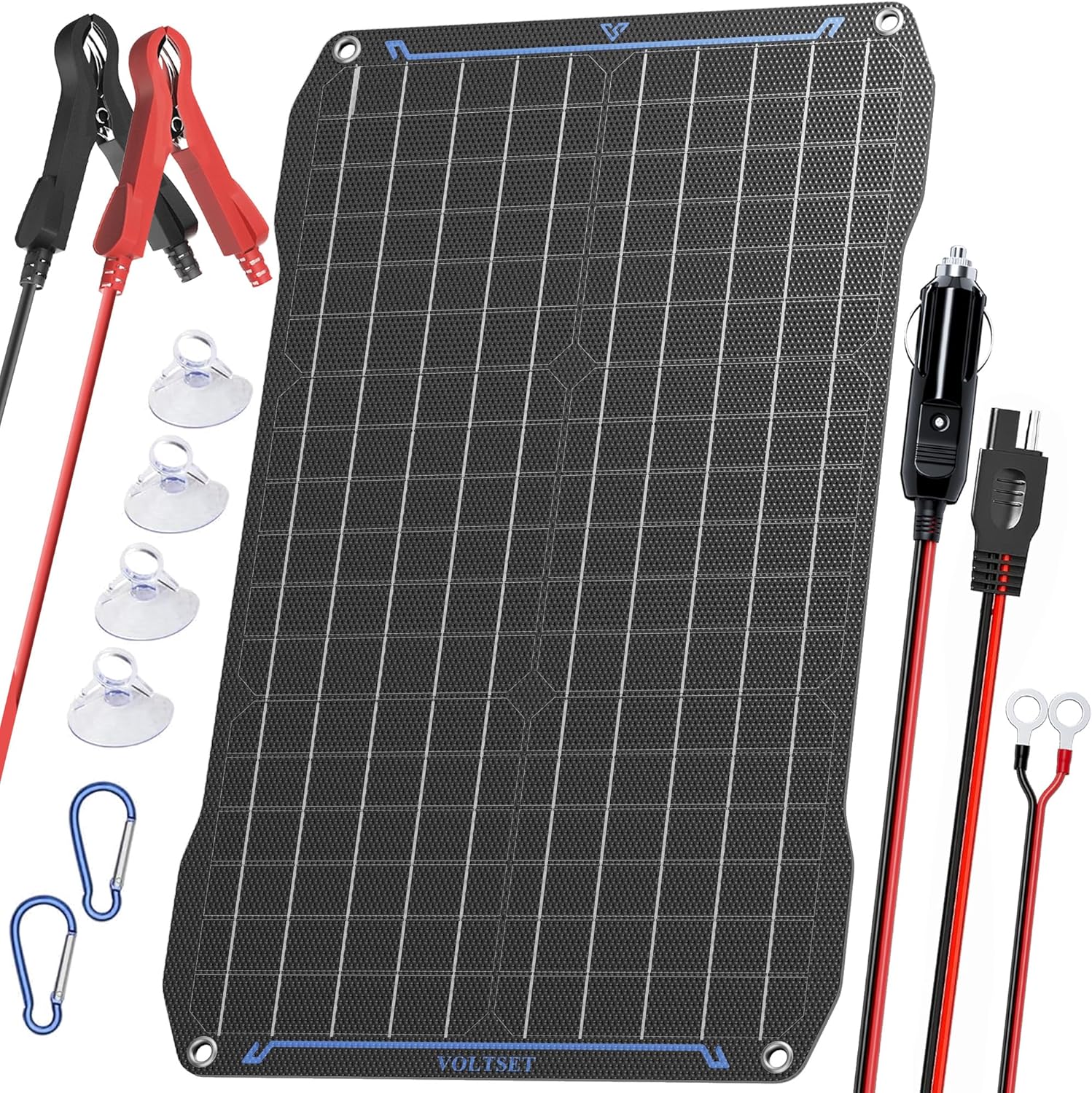 30W 12V Solar Panel Kit for Efficient Battery Charging