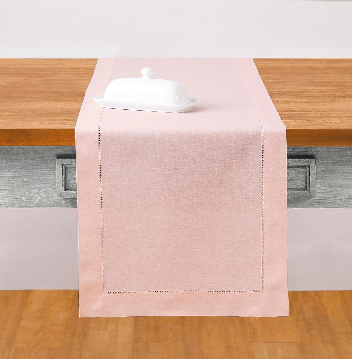 Elegant Pink Table Runner 14 x 108 Inch for Dining and Holidays