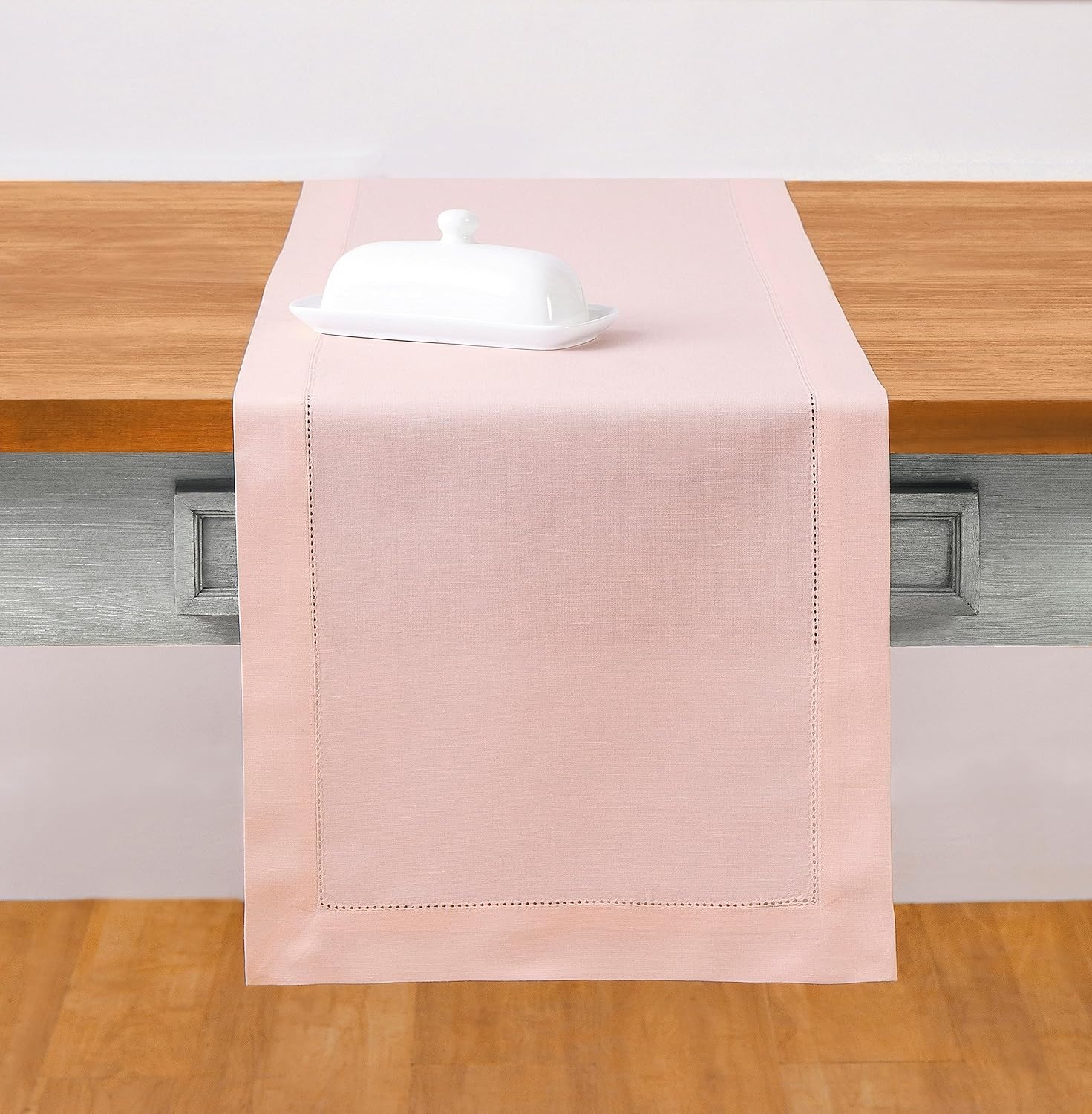 Elegant Pink Table Runner 14 x 108 Inch for Dining and Holidays