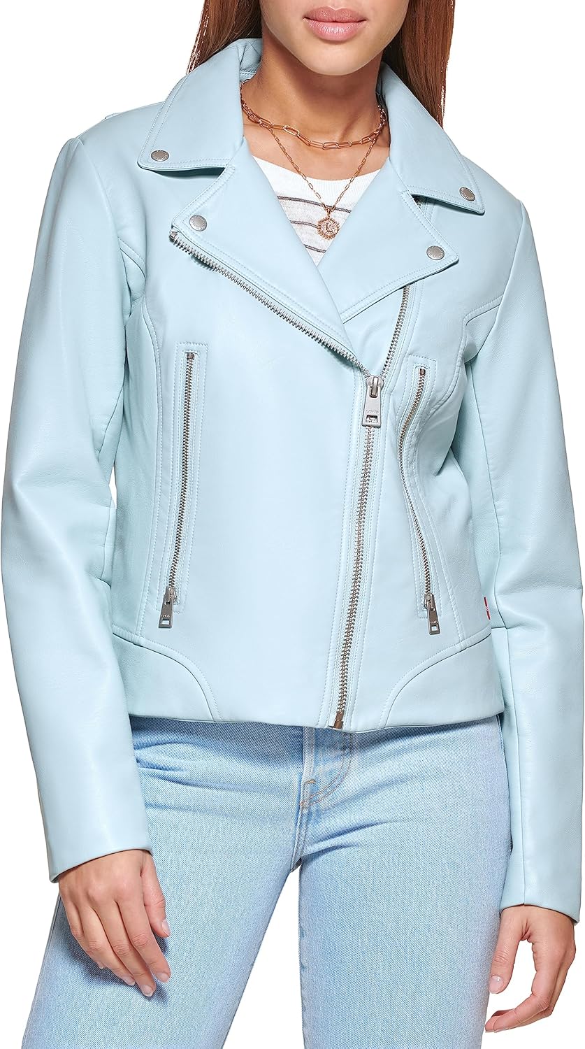 Levi's Womens The Belted Faux Leather Moto Jacket for Style