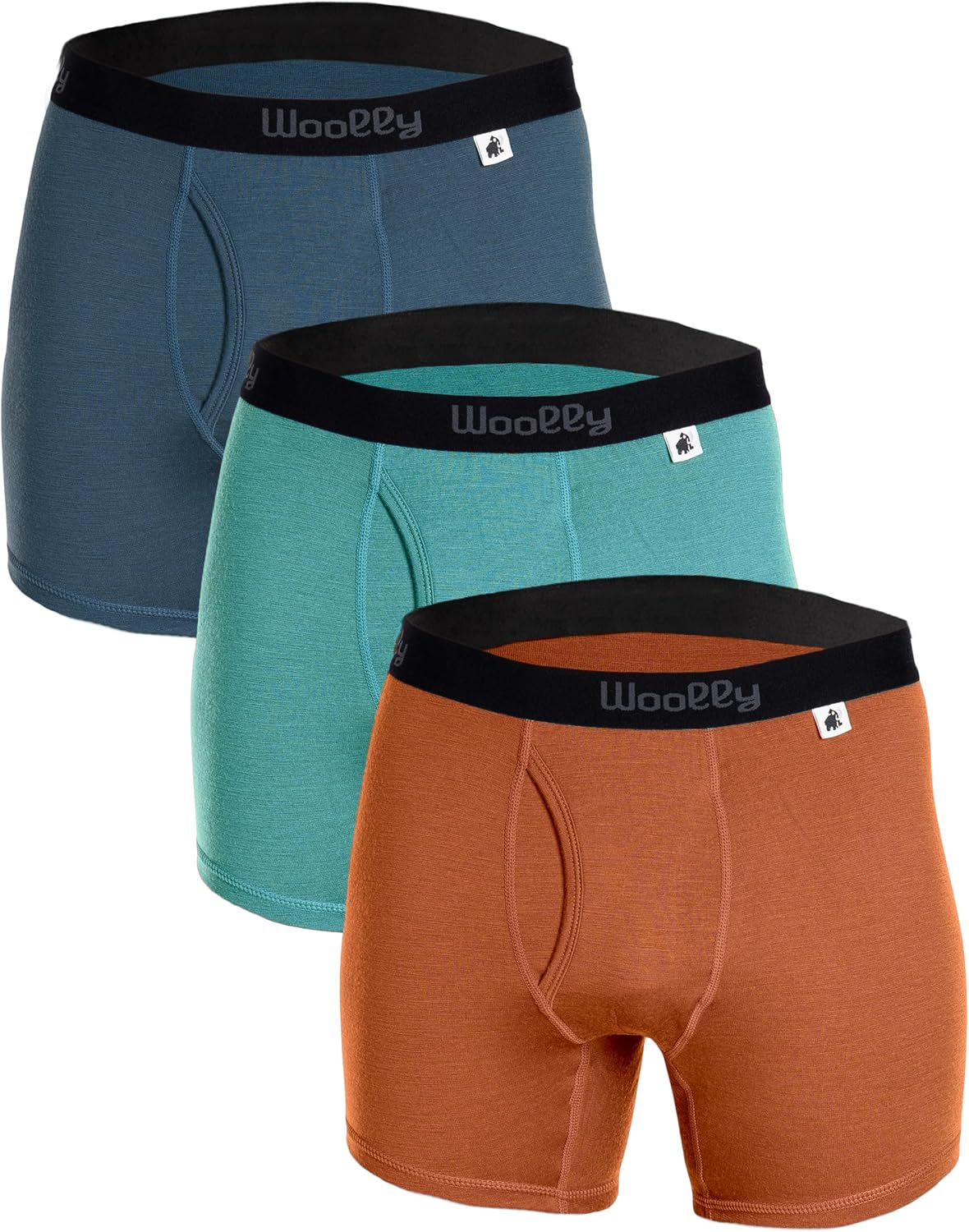 Premium Stink-Free Mens Merino Wool Boxer Briefs for Comfort