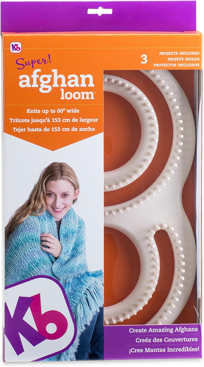 Authentic Knitting Board Afghan Loom for Easy Blanket Knitting