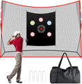 Siebwin 10x7ft Heavy Duty Golf Practice Net - Perfect Your Swing Anywhere!