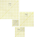 Omnigrid 12-1/2-Inch Square Value Pack - Versatile Quilting Ruler Set