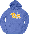 Pittsburgh Panthers Tri-Blend Hoodie Vintage Icon - Cozy Team Wear