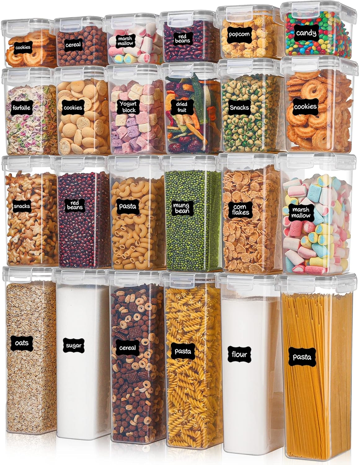 Vtopmart Airtight Food Storage Containers for Kitchen Organization