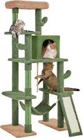 63in Cactus Cat Tree - Multi-Level Tall Climbing Tower