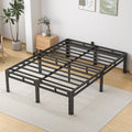 NKZ Full Size Bed Frame 14 in - Sturdy Metal Platform with Storage