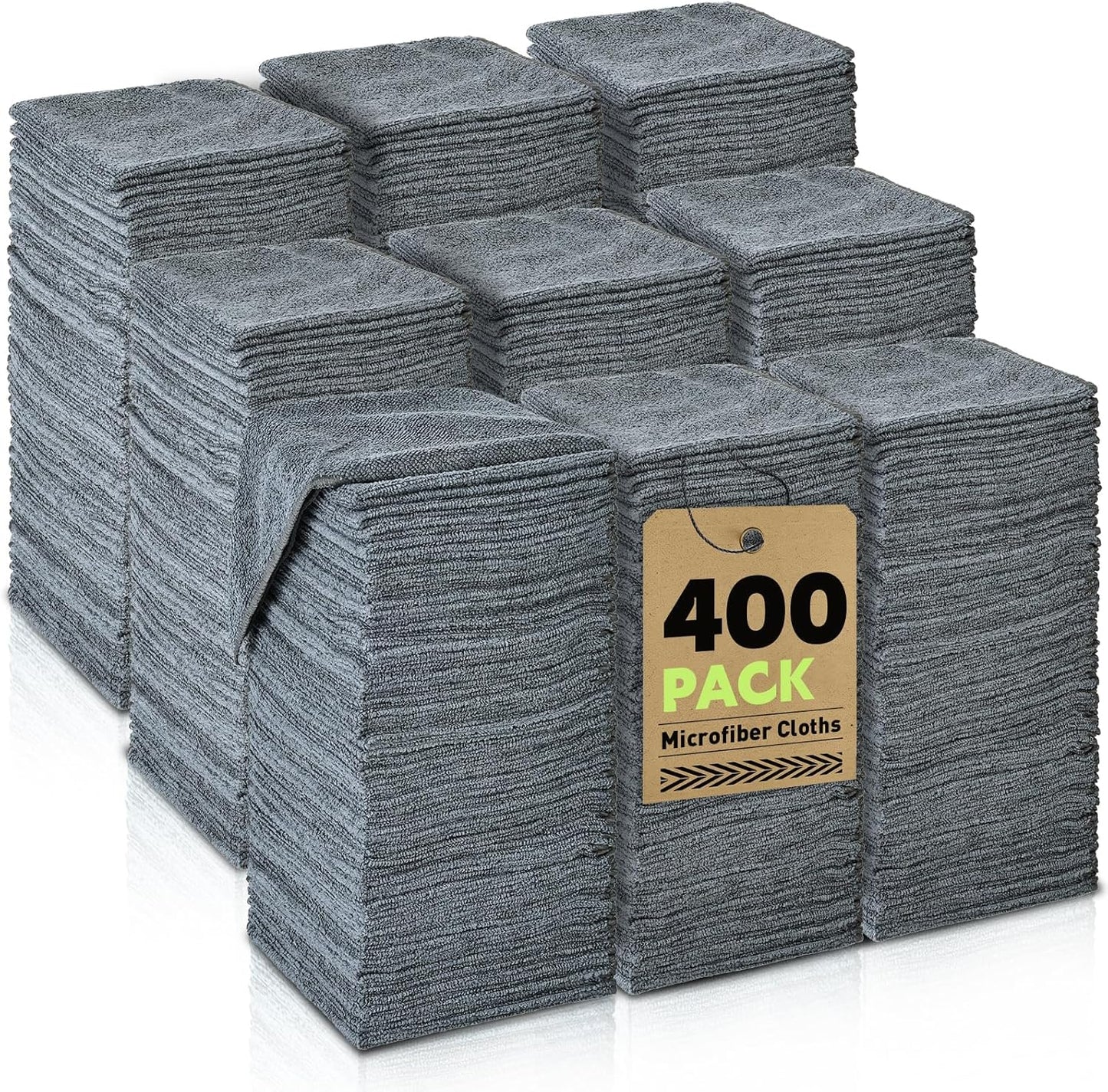 Microfiber Cleaning Cloths Bulk - Ultra Absorbent Towels for Cars