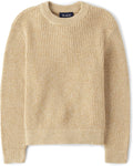 Boys Long Sleeve Crew Neck Pullover Sweater - Soft, Cozy Fall Layer