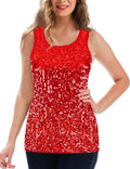 MANER Women's Sequin Tops for Club Parties and Casual Wear