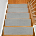 Non Slip Stair Treads for Wooden Steps - Extra Wide 8 Pack