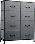 Fabric Dresser Tall 8-Drawer Storage Tower - Compact Organizing