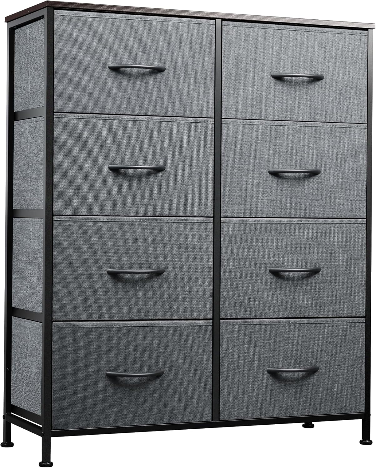 WLIVE Fabric Dresser with 8 Drawers for Bedroom Storage