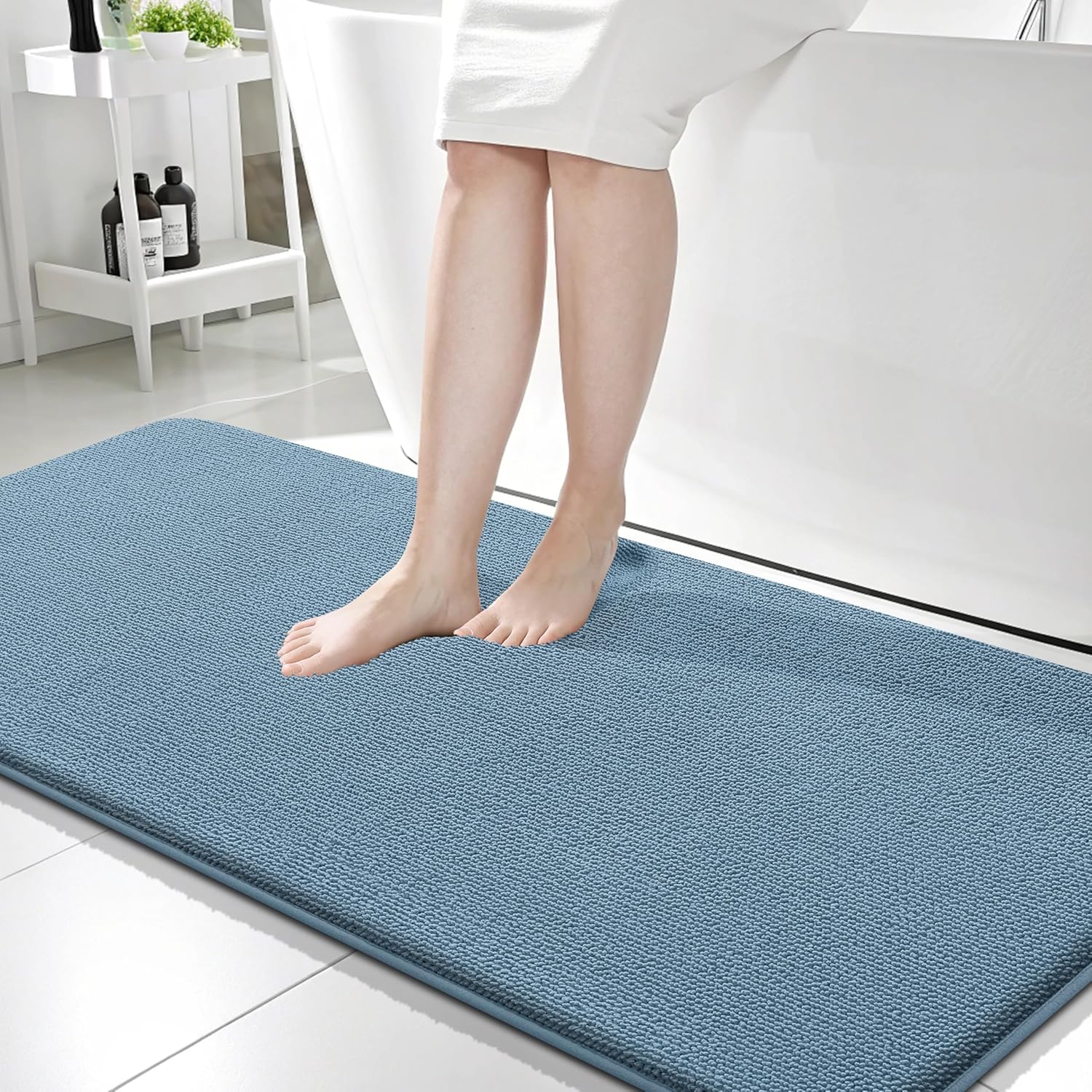 OLANLY Thick Memory Foam Bath Mat Rug for Luxurious Comfort