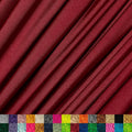 Burgundy Nylon Spandex Fabric by the Yard - 60 in Wide, 7 Yards