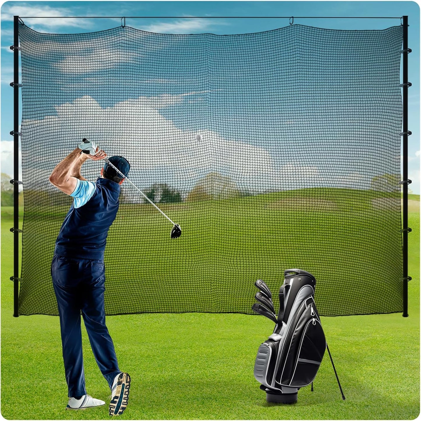 Sports Netting for Golf Practice and More - Durable and Versatile