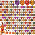 Halloween Dog Bandanas Bulk 180 Pack - Adjustable Holiday Scarves