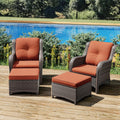 Joyside 4 Piece Wicker Patio Bistro Set - Comfortable Outdoor Seating