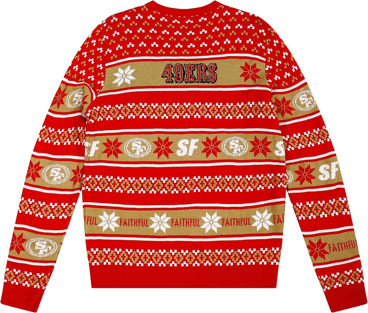 FOCO NFL Team Big Logo Ugly Sweater for Ultimate Game Day Style