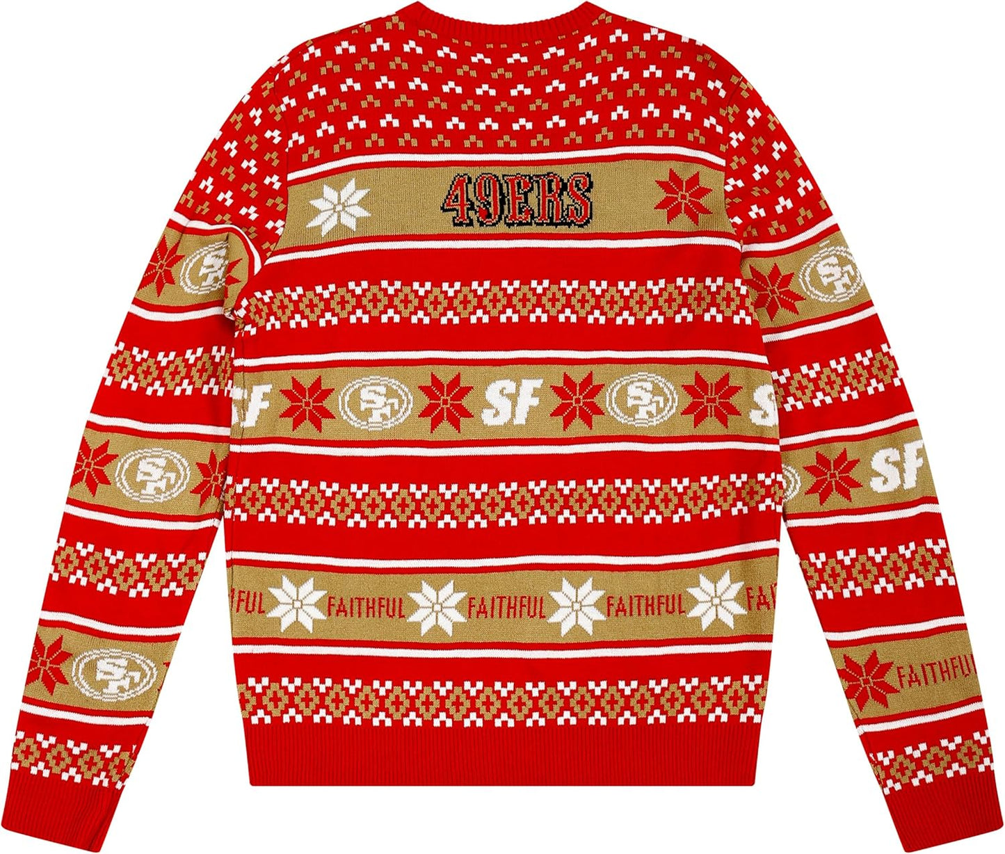 FOCO NFL Team Big Logo Ugly Sweater for Ultimate Fan Spirit