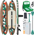 10ft 6in Inflatable SUP Paddle Board - Stable 450 lb Capacity