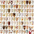 Fall Dog Bandanas 100 Pcs Bulk Pack - Autumn Harvest Styles