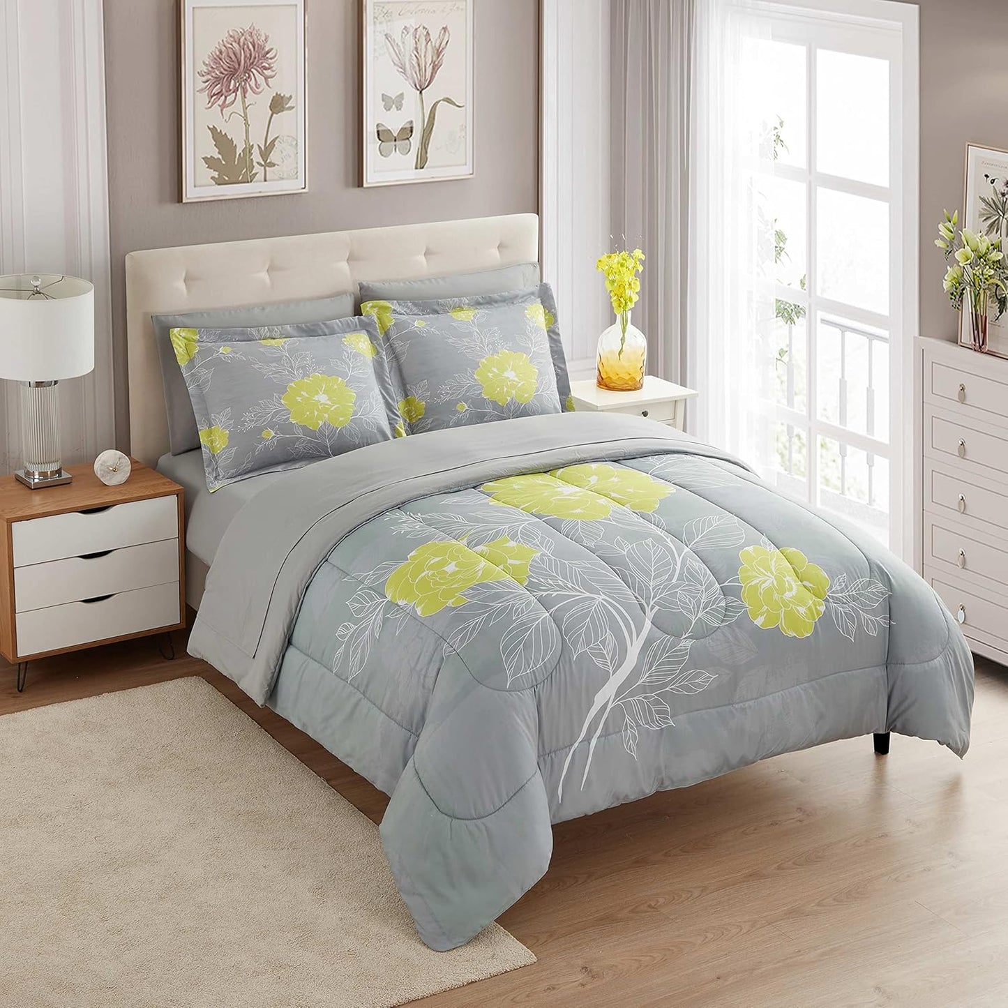 Sweet Home Collection 5 Piece Comforter Set for Twin Beds