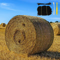 5x5 Ft Round Bale Hay Net for Horses & Goats - Slow Feeder Safety