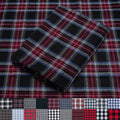 Pico Textiles Red and Black Tartan Plaid Flannel Fabric - 4 Yard Bolt
