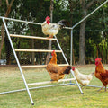 Square Chicken Roosting Perch 55in x 40in - Stable 4-Tier Coop Bar