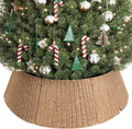 ELyken 42 in Large Christmas Tree Collar - Rustic Holiday Base Cover