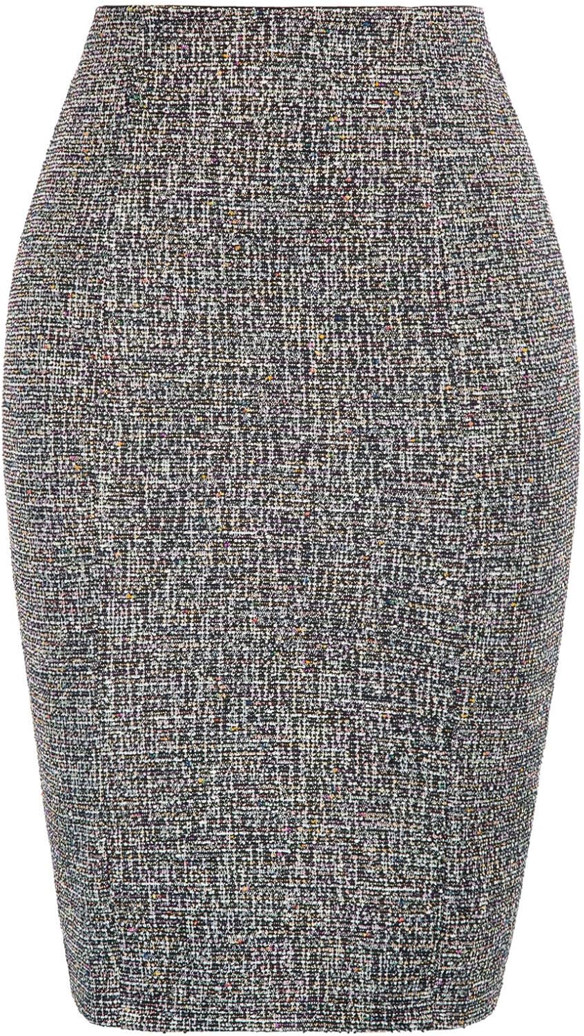 Kate Kasin Womens Knee Length Bodycon Pencil Skirt for Work