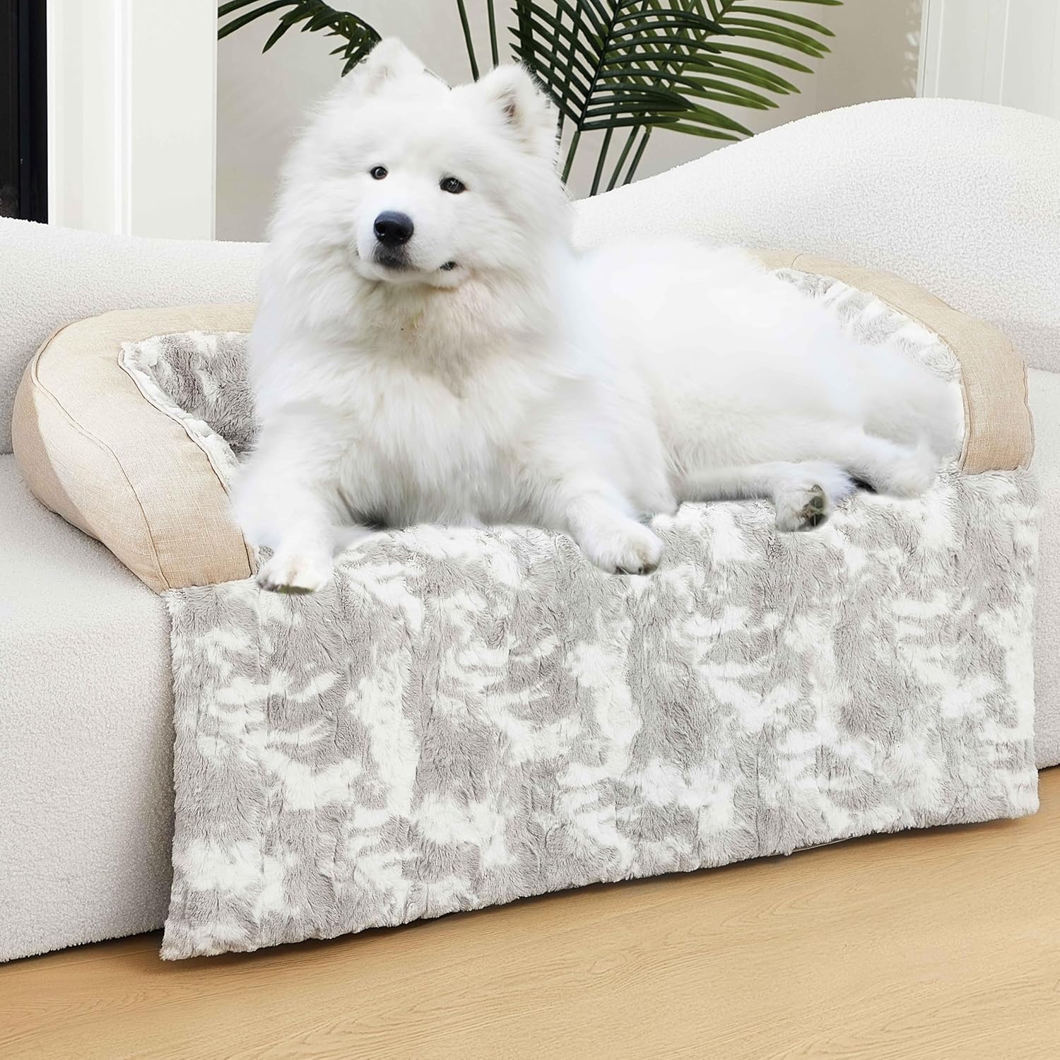 Calming Dog Couch Bed Mat for Large Dogs and Cats, 53x39 in