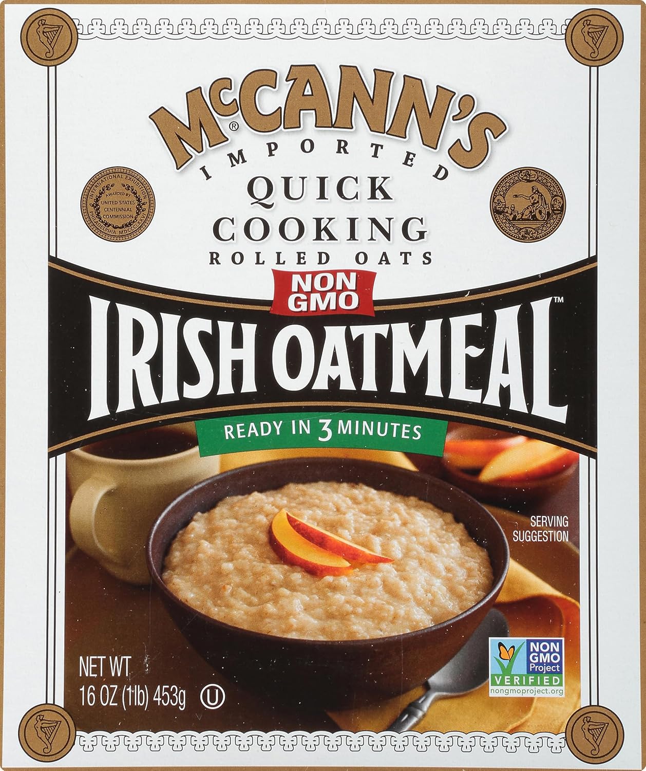 McCann's Irish Oatmeal Quick Cooking Rolled Oats for Easy Meals