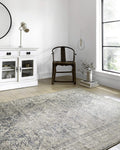 Teagan Collection TEA-04 Sky/Natural 7ft-11in x 10ft-6in Area Rug
