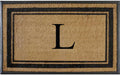 A1HC Natural Rubber & Coir Monogrammed Doormat 30x48 - Heavy Duty