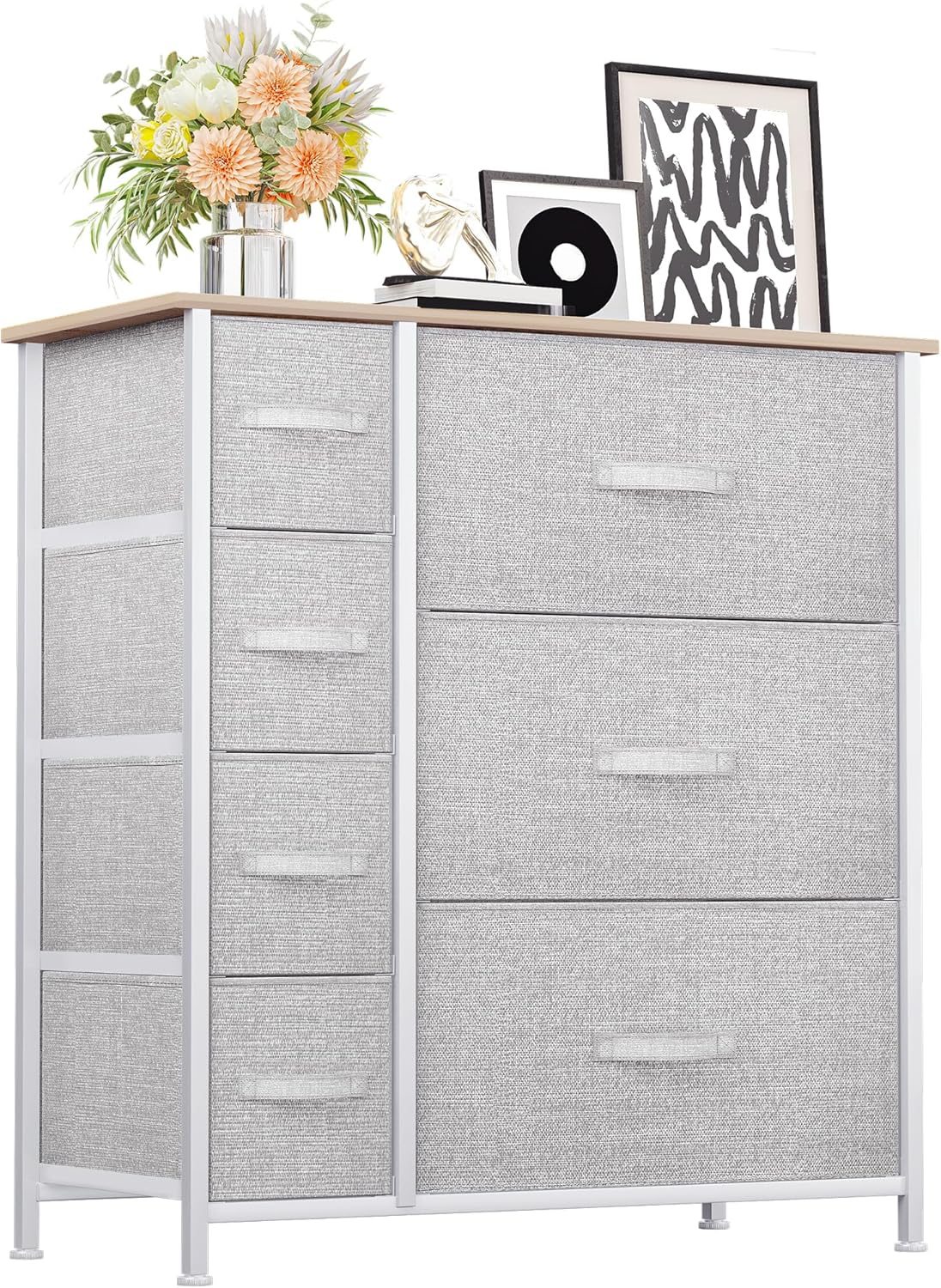 YITAHOME Fabric Dresser for Bedroom with 7 Drawers and Organizer