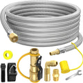 18 ft Quick Connect Propane Hose for RV to Gas Grill - Reliable RV