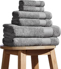 BIOWEAVES 100% Organic Cotton 700 GSM Plush 6-Piece Towel Set - Light