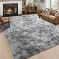 Fluffy 4x6 Area Rug for Bedroom Living Room - Thick Shag Comfort