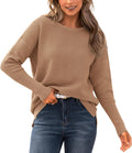 Fall Sweaters for Women Casual Long Sleeve Striped Loose (Style LRC8)