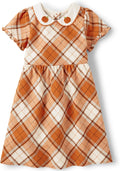 Gymboree Girls Short Sleeve Fit and Flare Dress - Lil' Pumpkin
