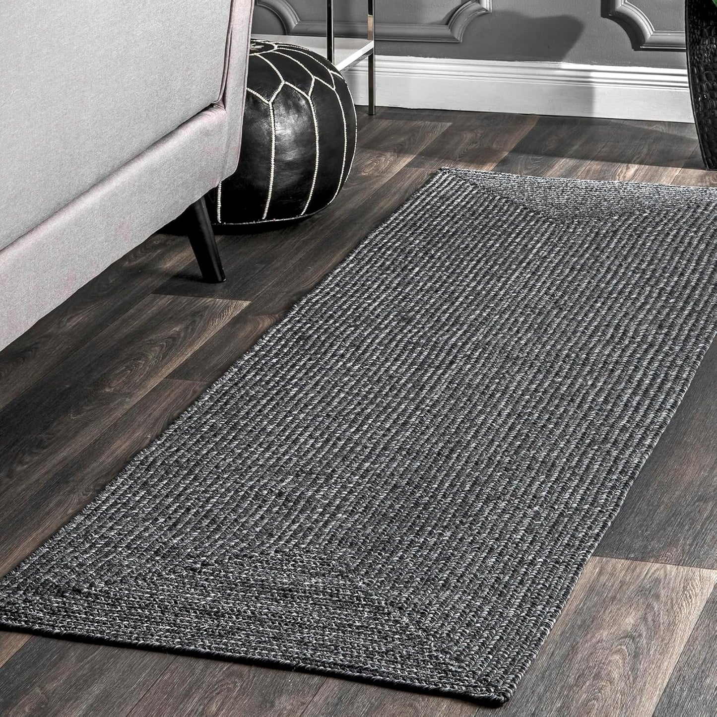 nuLOOM 2ft x 6ft Solid Hand Braided Indoor/Outdoor Area Rug Review