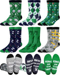 6 Pairs Men's Golf Compression Socks - Improve Circulation!