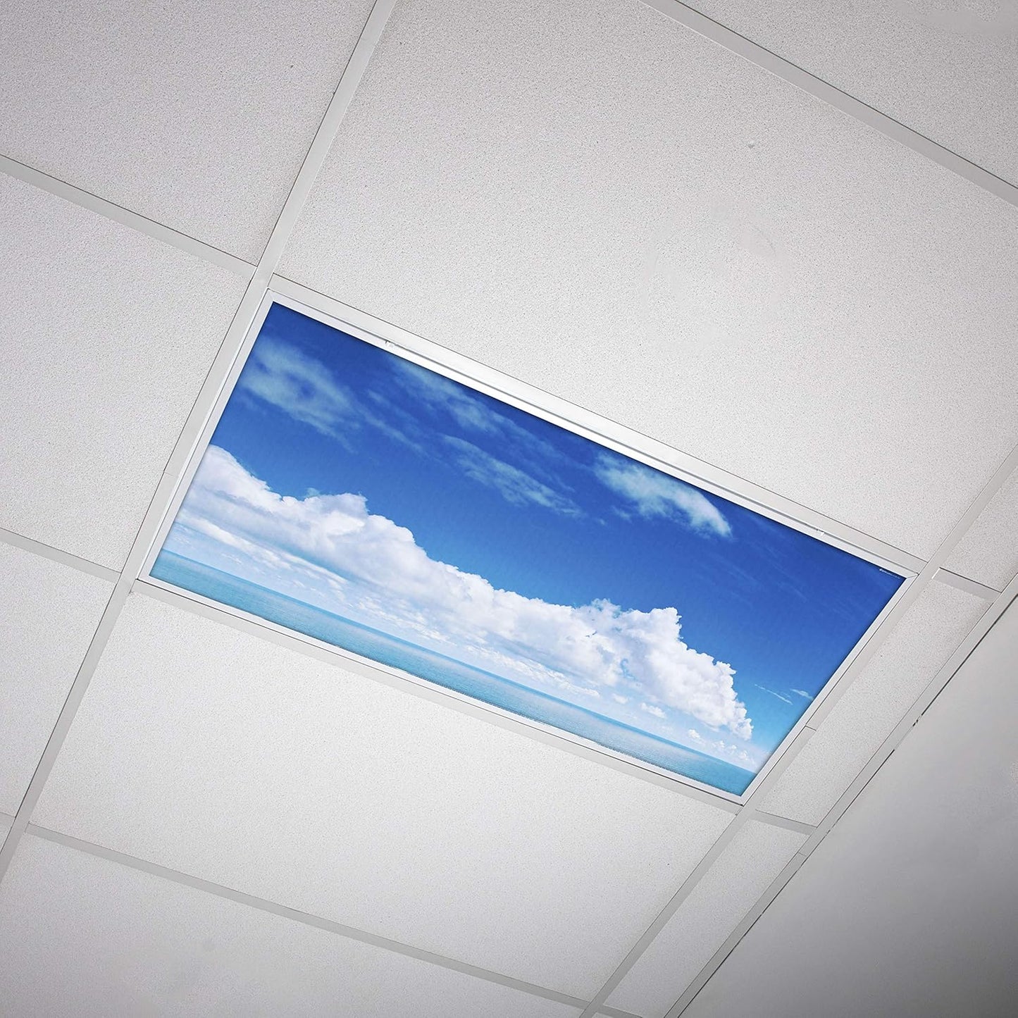 Fluorescent Light Cover for Classroom Ceiling Lights Clouds