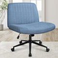 Criss Cross Chair Wheels Wide Cross Legged Office Desk Vanity Swivel